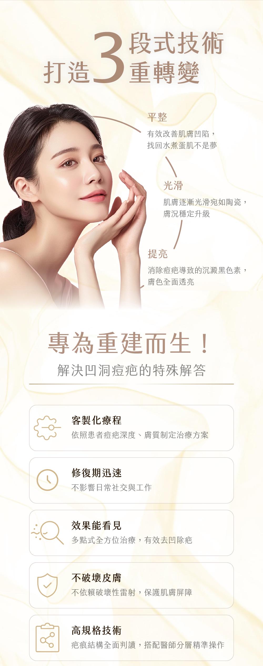 高階抗老陳裕豪醫師-組織重建技術嚴重痘疤治療